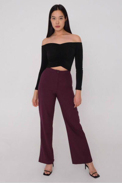 Yüksek Bel Wide Leg Pantolon Pn8130-dk14 Yüksek Bel Wide Leg Pantolon Pn8130-dk14
