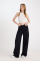 Wide Leg Geniş Bol Paça Bağcıklı Bel Cepli Uzun Jean Pantolon D5522AX24WN Wide Leg Geniş Bol Paça Bağcıklı Bel Cepli Uzun Jean Pantolon D5522AX24WN