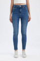 Skinny Fit Yüksek Bel Bilek Boy Jean Pantolon C7611AX24WN Skinny Fit Yüksek Bel Bilek Boy Jean Pantolon C7611AX24WN