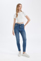 Skinny Fit Yüksek Bel Bilek Boy Jean Pantolon C7611AX24WN Skinny Fit Yüksek Bel Bilek Boy Jean Pantolon C7611AX24WN