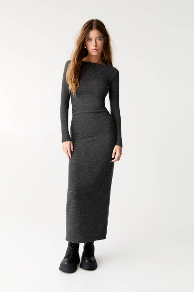 Triko midi elbise Triko midi elbise