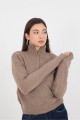 Yakası Fermuarlı Triko Kazak K3386-B5 Yakası Fermuarlı Triko Kazak K3386-B5