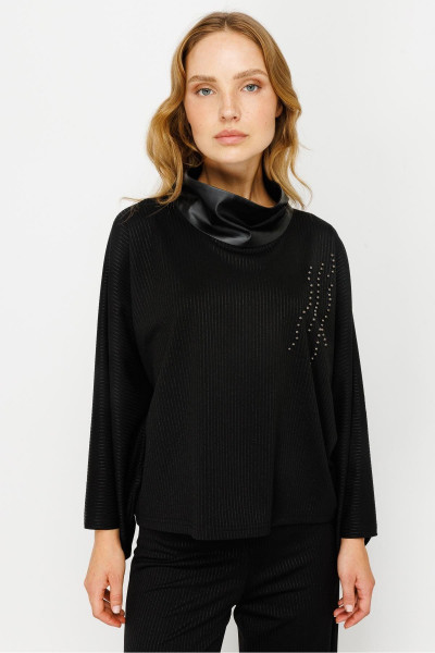 Modailgi Örme Bluz Siyah Modailgi Örme Bluz Siyah
