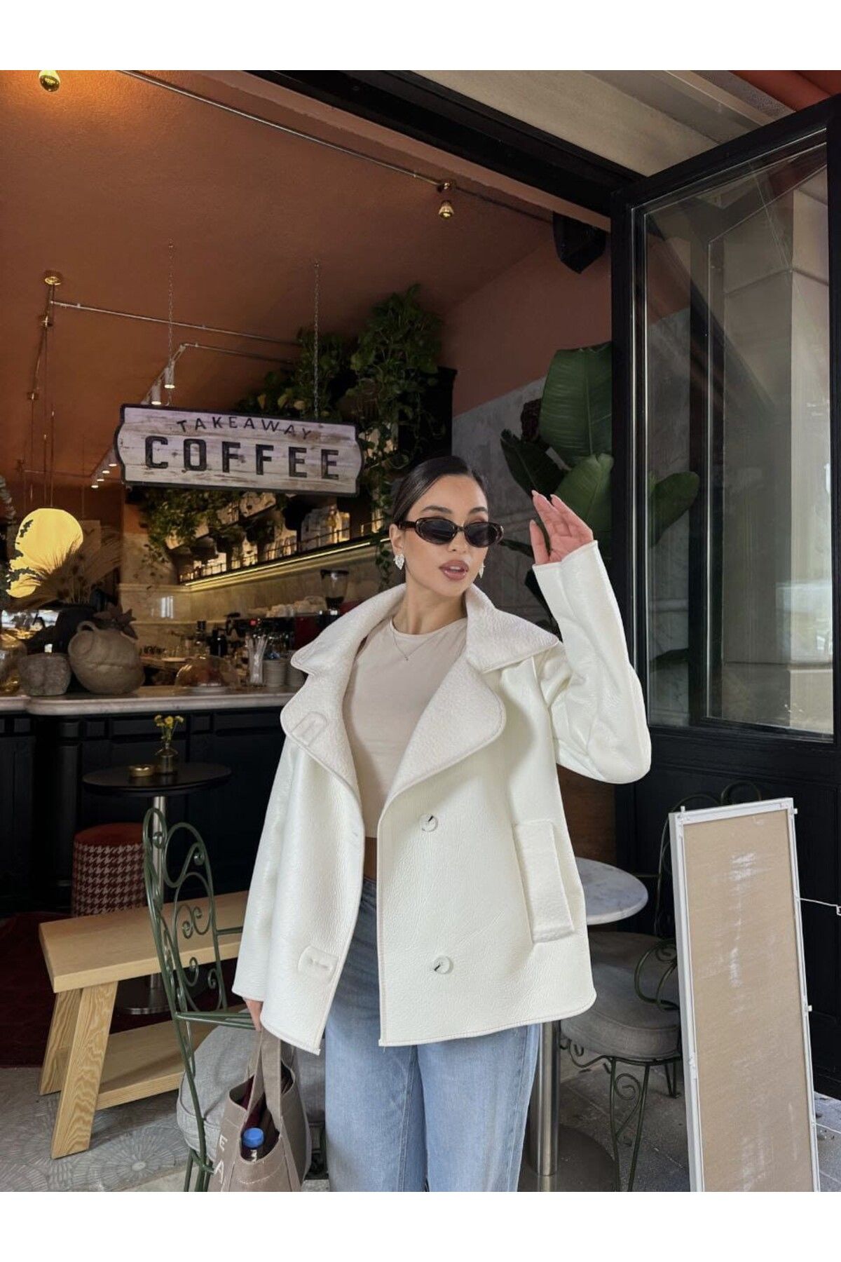 Kadın Siyah Oversize Ceket Kadın Siyah Oversize Ceket