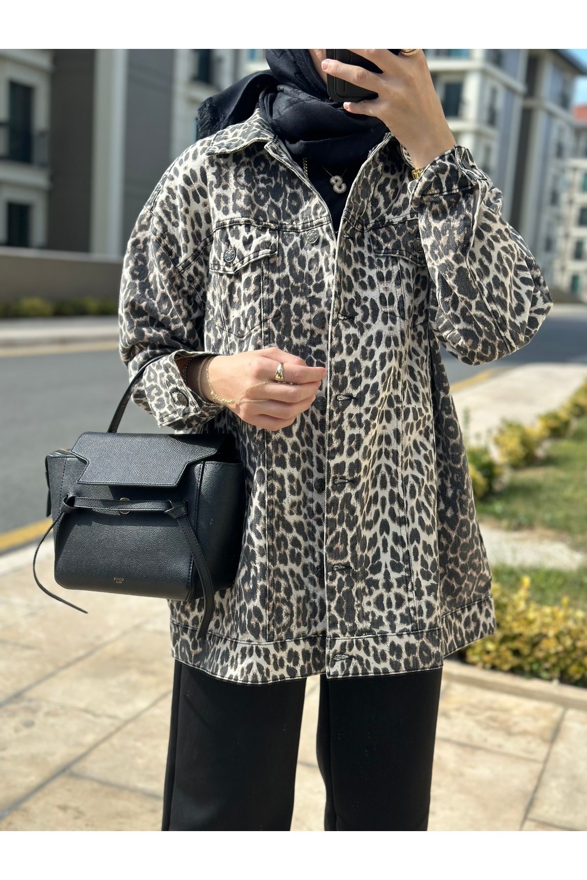 Leopar Kot Ceket Leopar Kot Ceket