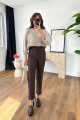 ZR Lowa Mürdüm Kahve Flatolu Pantolon ZR Lowa Mürdüm Kahve Flatolu Pantolon
