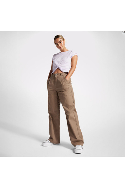 Relaxed Wide Leg Kadın Bej Pantolon Relaxed Wide Leg Kadın Bej Pantolon