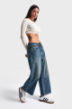 Kadın T.Kot Rengi Relaxed Ankle Fit Bol Kesim Denim Kadın T.Kot Rengi Relaxed Ankle Fit Bol Kesim Denim