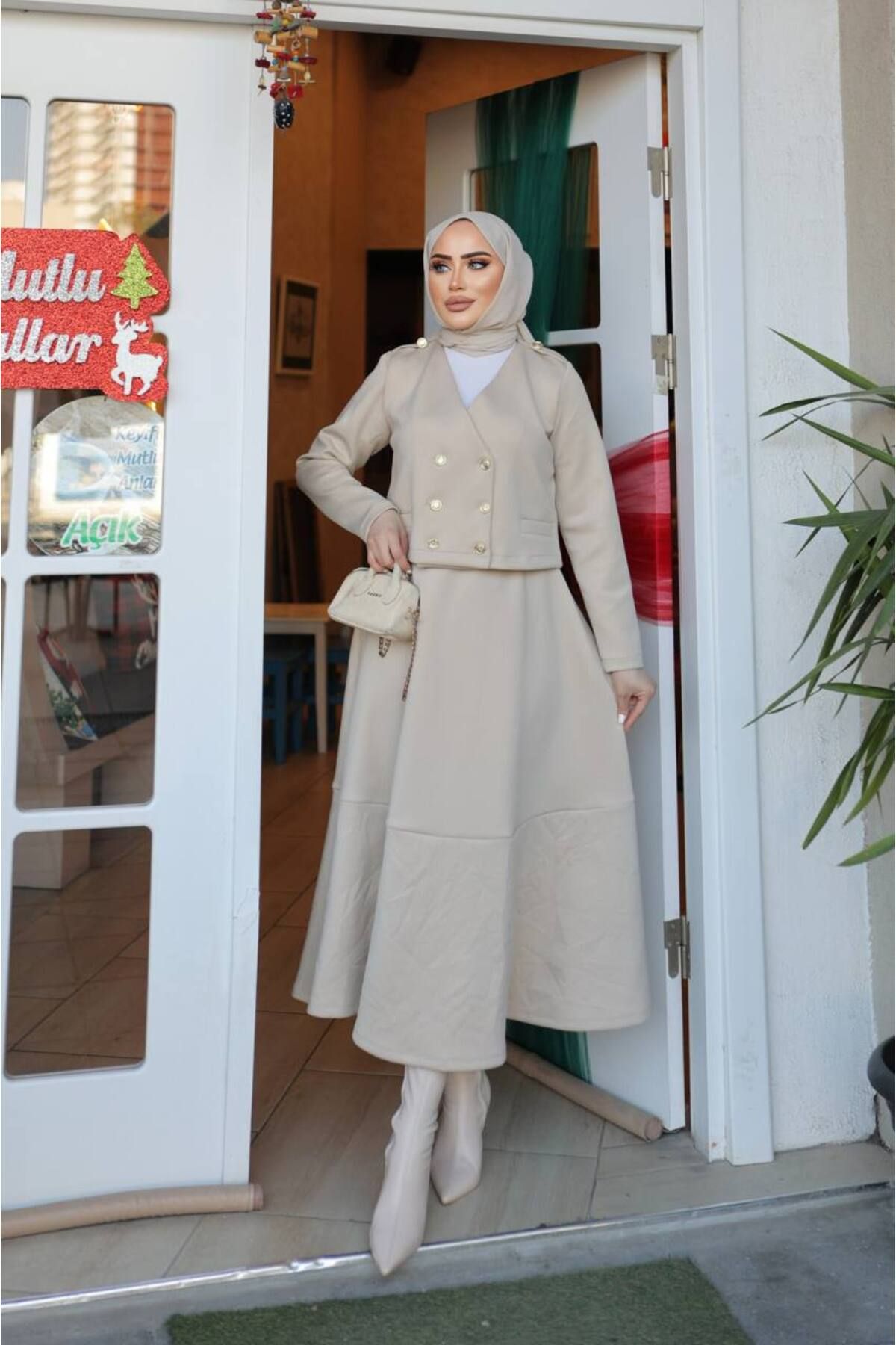 KRUVAZE CEKETLİ ETEKLİ SCUBA TAKIM KRUVAZE CEKETLİ ETEKLİ SCUBA TAKIM
