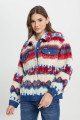 Relaxed Fit Geniş Kesim Gömlek Yaka Kadın Kırmızı Mavi Çok Renkli Youth Cute Sherpa Ceket Relaxed Fit Geniş Kesim Gömlek Yaka Kadın Kırmızı Mavi Çok Renkli Youth Cute Sherpa Ceket