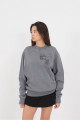 Bisiklet Yaka Soluk Efektli Sweatshirt S21723-U9