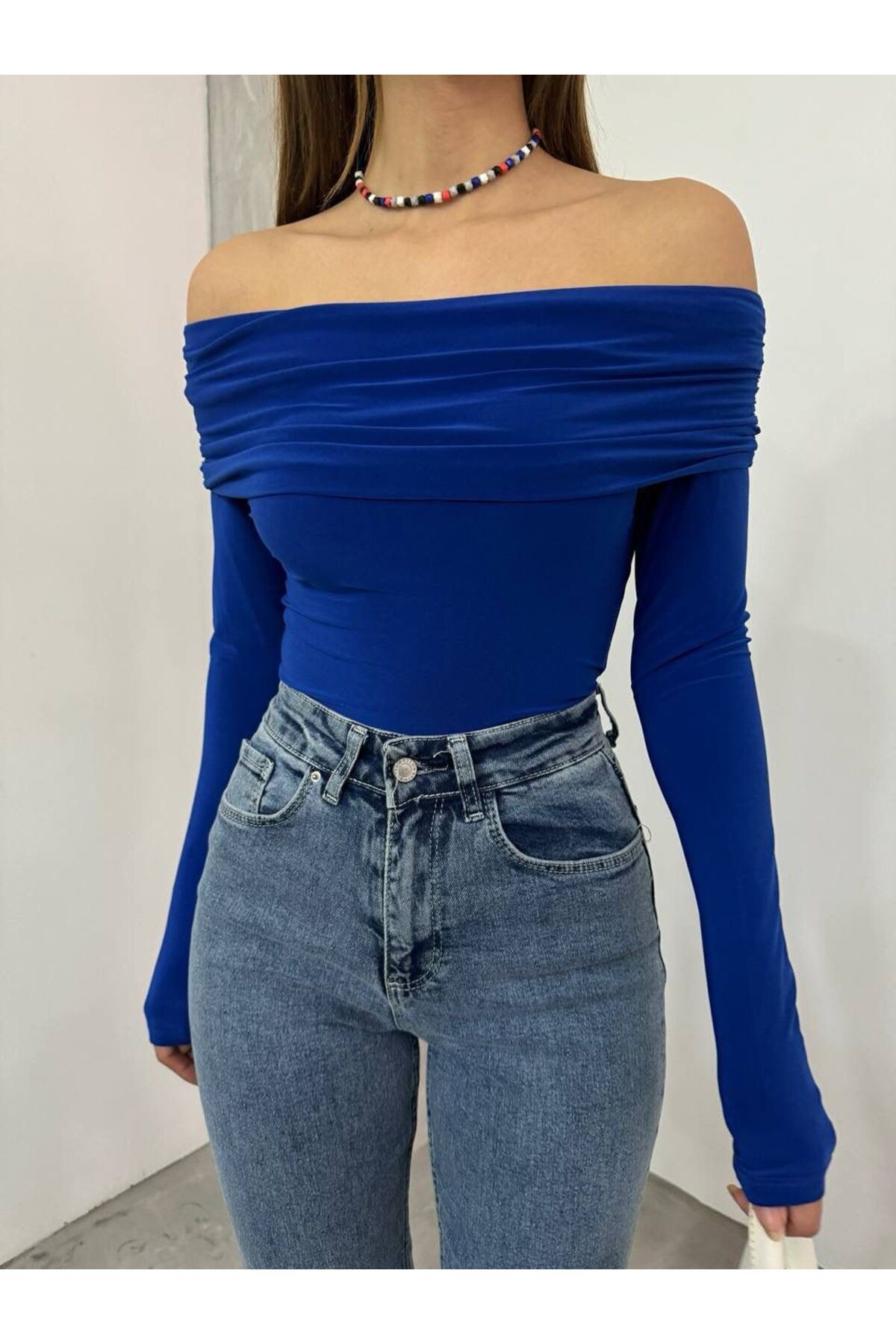 Kadın Zarelia Madonna Yaka Bluz Kadın Zarelia Madonna Yaka Bluz