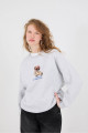 Ayıcık Işlemeli Şardonlu Sweatshirt S11436-i4