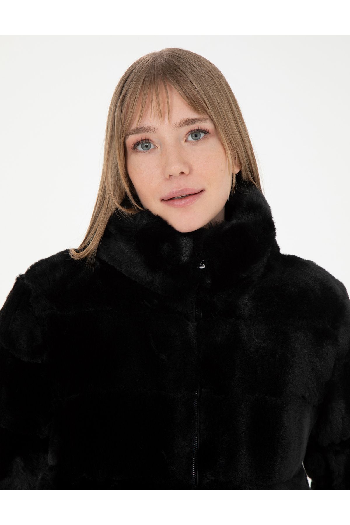 Siyah Comfort Fit Kaşe Mont 50272215-VR046 Siyah Comfort Fit Kaşe Mont 50272215-VR046