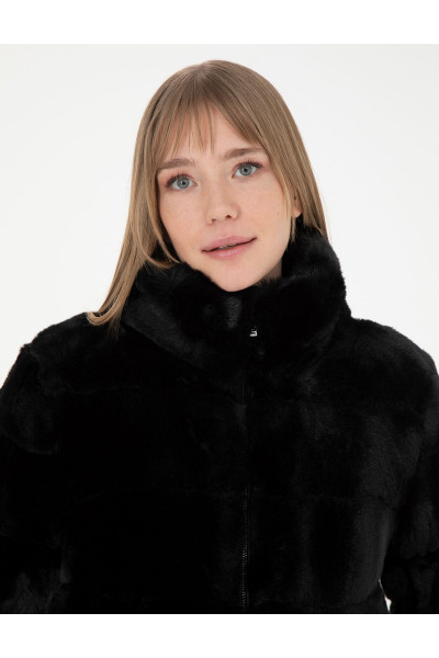 Siyah Comfort Fit Kaşe Mont 50272215-VR046 Siyah Comfort Fit Kaşe Mont 50272215-VR046