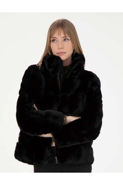 Siyah Comfort Fit Kaşe Mont 50272215-VR046 Siyah Comfort Fit Kaşe Mont 50272215-VR046