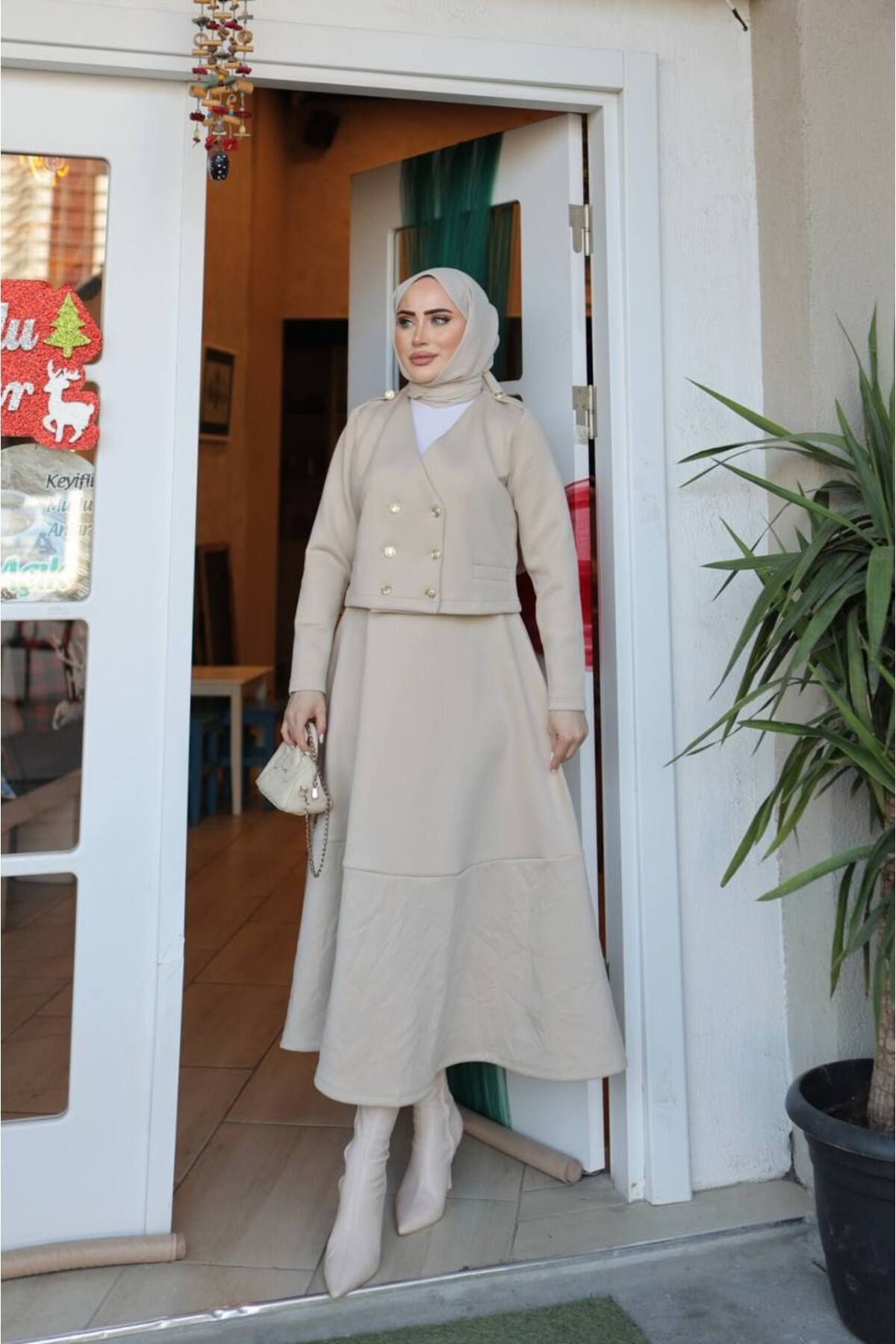 KRUVAZE CEKETLİ ETEKLİ SCUBA TAKIM KRUVAZE CEKETLİ ETEKLİ SCUBA TAKIM