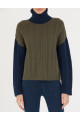 Lacivert Crop Top Balıkçı Yaka Kazak 50277148-VR033 Lacivert Crop Top Balıkçı Yaka Kazak 50277148-VR033