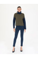 Lacivert Crop Top Balıkçı Yaka Kazak 50277148-VR033 Lacivert Crop Top Balıkçı Yaka Kazak 50277148-VR033