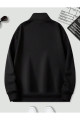 Siyah Dik Yaka Ami Baskılı Kazak Sweatshirt Siyah Dik Yaka Ami Baskılı Kazak Sweatshirt