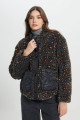 Loose Fit Rahat Kesim Kadın Çift Taraflı Antrasit Cosy Utility Bomber Ceket Loose Fit Rahat Kesim Kadın Çift Taraflı Antrasit Cosy Utility Bomber Ceket