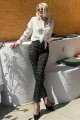 Siyah Leopar Kadın Jean Pantolon Sh175 Siyah Leopar Kadın Jean Pantolon Sh175