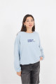 Bisiklet Yaka Vıbrant Quest Yazılı Sweatshirt S10843-t11