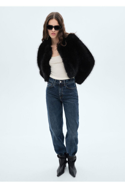 Kürk Görünümlü Ceket Kürk Görünümlü Ceket