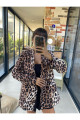Premium Leopar Blazer Ceket Premium Leopar Blazer Ceket