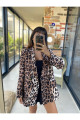 Premium Leopar Blazer Ceket Premium Leopar Blazer Ceket