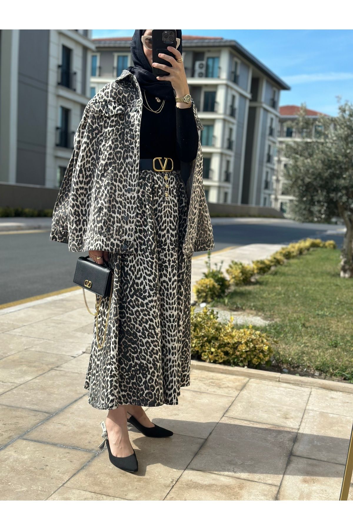 Leopar Kot Ceket Leopar Kot Ceket