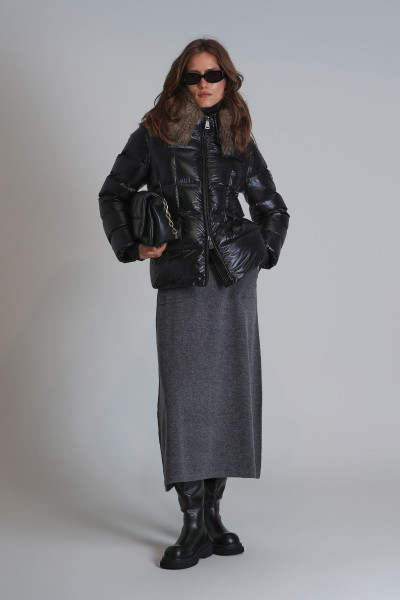 Klemantın Kaztüyü Kadın Mont Siyah Klemantın Kaztüyü Kadın Mont Siyah
