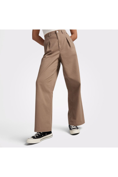 Relaxed Wide Leg Kadın Bej Pantolon Relaxed Wide Leg Kadın Bej Pantolon