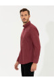 Bordo Regular Fit Uzun Kollu Gömlek 50259512-VR014