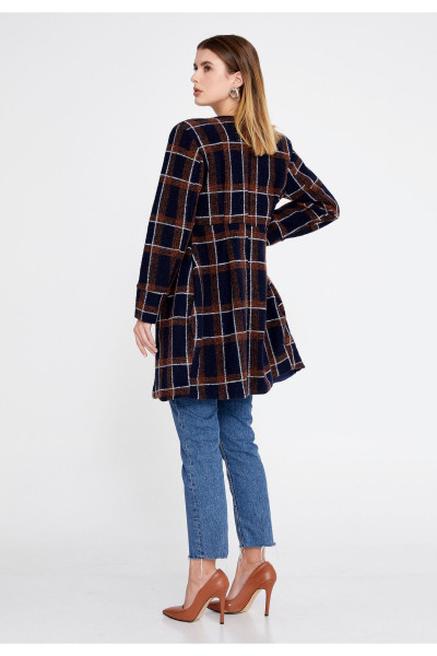 Palto Lana Yün Ekose Normal Palto   CLF16156_NAV Palto Lana Yün Ekose Normal Palto   CLF16156_NAV