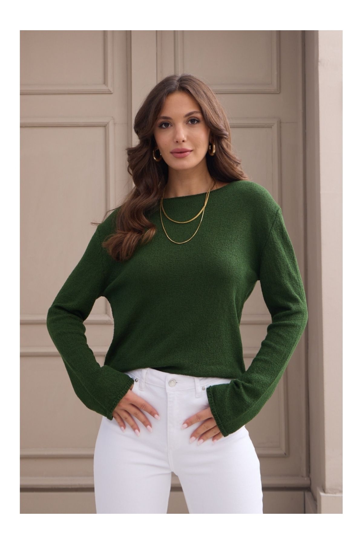 Yeşil Massi Model İnce Merserize Triko Yeşil Massi Model İnce Merserize Triko