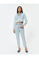 Yüksek Bel Kot Pantolon Crop Düz Paça - Mom Jean Yüksek Bel Kot Pantolon Crop Düz Paça - Mom Jean