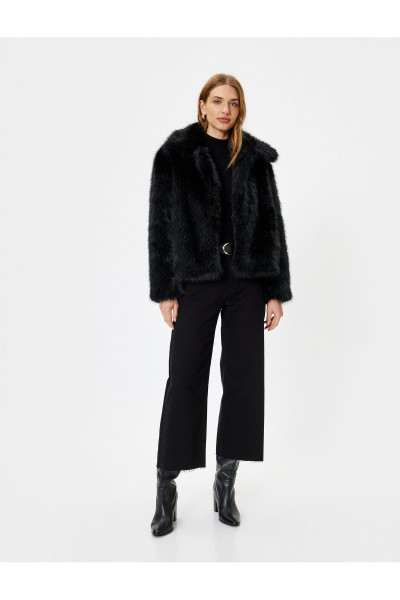 Standart Bel Geniş Paça Düğmeli Culotte Jeans Standart Bel Geniş Paça Düğmeli Culotte Jeans