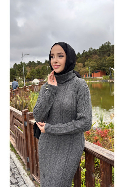 Triko Uzun Elbise Triko Uzun Elbise