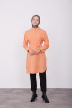 Lastikli Kemerli Tunik 23k4701 Mandarin