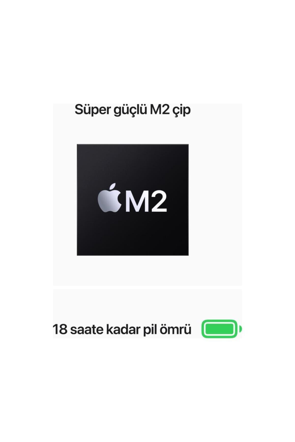 MacBook Air M2 8 GB 256 GB SSD 13.6" MLY13TU/A Yıldız Işığı MacBook Air M2 8 GB 256 GB SSD 13.6" MLY13TU/A Yıldız Işığı