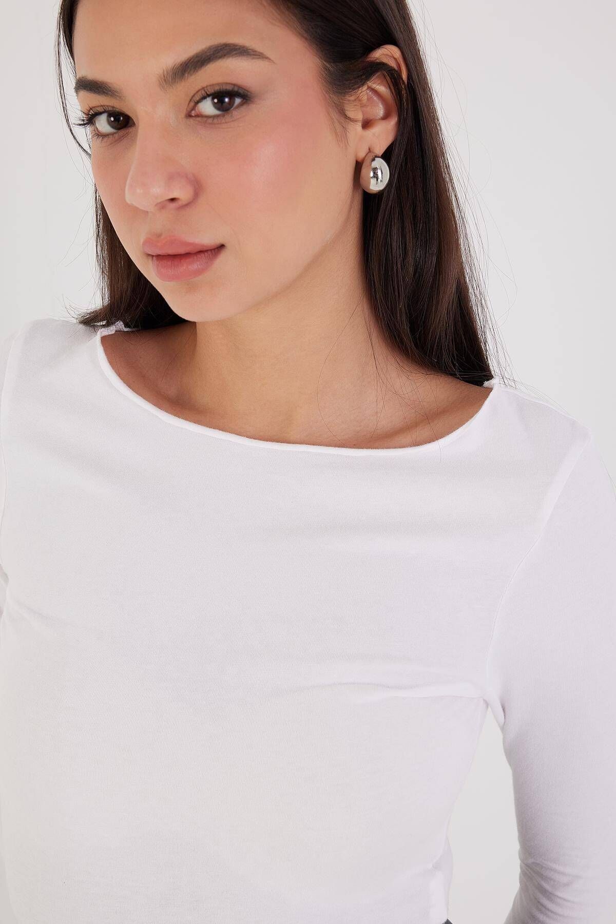 Uzun Kollu Basic Bluz B1501-asn75 Uzun Kollu Basic Bluz B1501-asn75