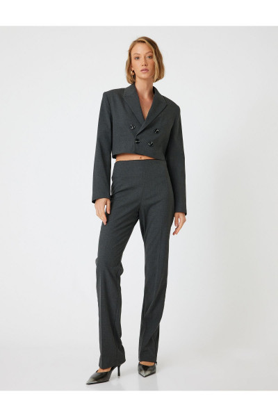 Slim Fit Standart Bel Kumaş Pantolon Slim Fit Standart Bel Kumaş Pantolon