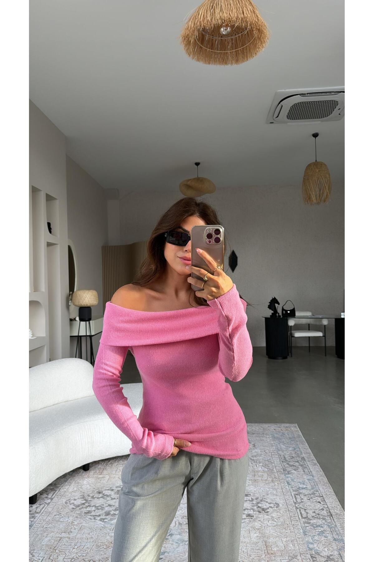 Pembe Madonna Bluz Pembe Madonna Bluz