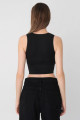 V Yaka Kalın Askılı Seamless Crop A0131-dk8 V Yaka Kalın Askılı Seamless Crop A0131-dk8