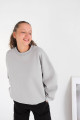 Bisiklet Yaka Şardonlu Basic Sweatshirt S3408-k11