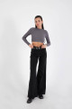 Uzun Kol Seamless Crop Bluz B0409-l5 Uzun Kol Seamless Crop Bluz B0409-l5