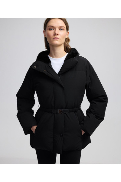 Suni kürklü şişme mont Suni kürklü şişme mont