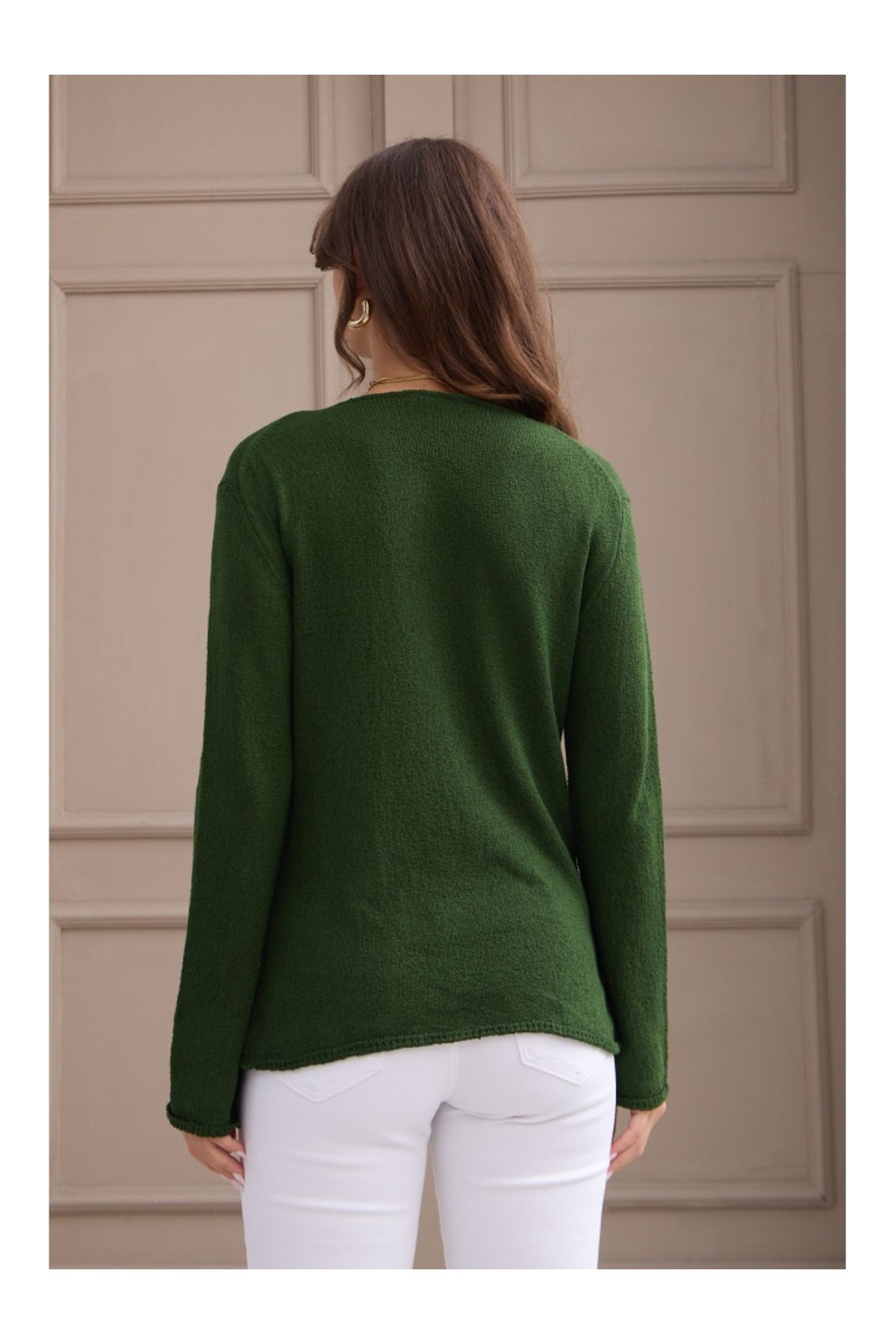 Yeşil Massi Model İnce Merserize Triko Yeşil Massi Model İnce Merserize Triko