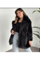 Zr Model Siyah İçi Astarlı Uzun Boy Suni Kürk Zr Model Siyah İçi Astarlı Uzun Boy Suni Kürk